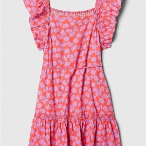 Gap Floral Flutter Mini Dress (XL)